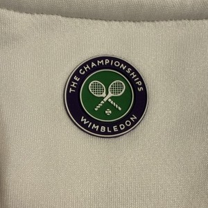 Wimbledon the Championships Tennis White Shirt Large Jersey Vintage Historical
