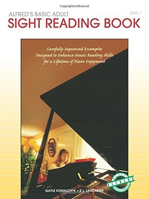 ALFRED'S BASIC ADULT PIANO COURSE SIGHT READING, BK 1 By Gayle Kowalchyk & E. L.