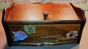 Old Wooden Bread Box