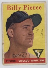 1958 Topps Billy Pierce (Team Name in White) #50 08yr