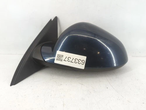 2011-2013 Buick Regal Driver Left Side View Manual Door Mirror Dark Blue QUL2N