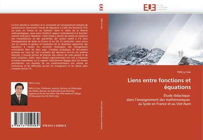 Tien Le van | Liens entre fonctions et équations | Taschenbuch | Französisch
