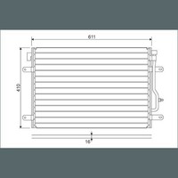 Valeo 817741 Kondensator, Klimaanlage