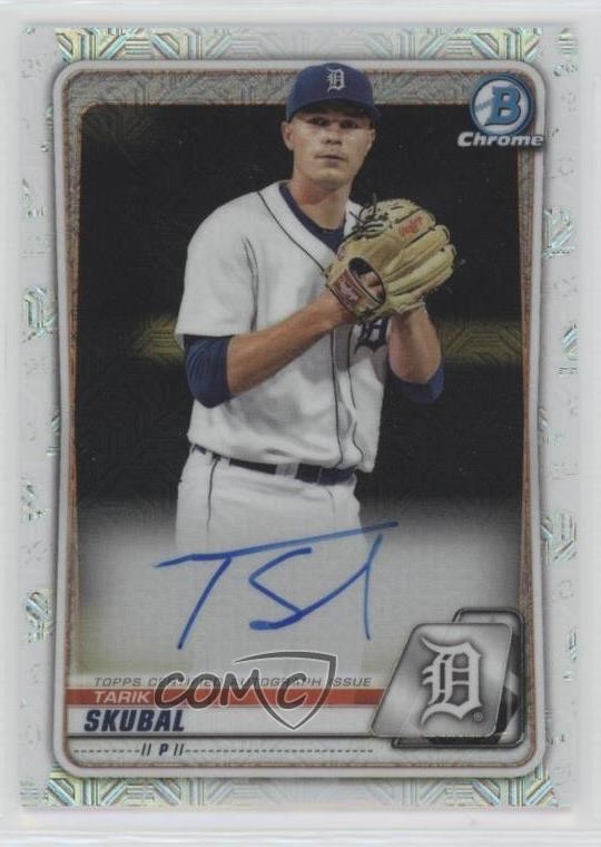 2020 Bowman Mega Box Chrome Mojo Auto Tarik Skubal #BMA-TS Auto 1k3x