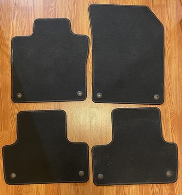 Genuine OE OEM VOLVO XC60 Floor Mats Black 4 Piece Set for 2017-2024 Front Rear