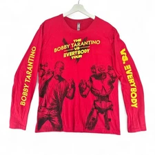 Logic NF Kyle Bobby Tarantino Vs Everybody Tour Red Long Sleeve size Large