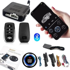 CHADWICK Car Remote Start Stop Kit, 12V One-Key Engine 886BT-X5 