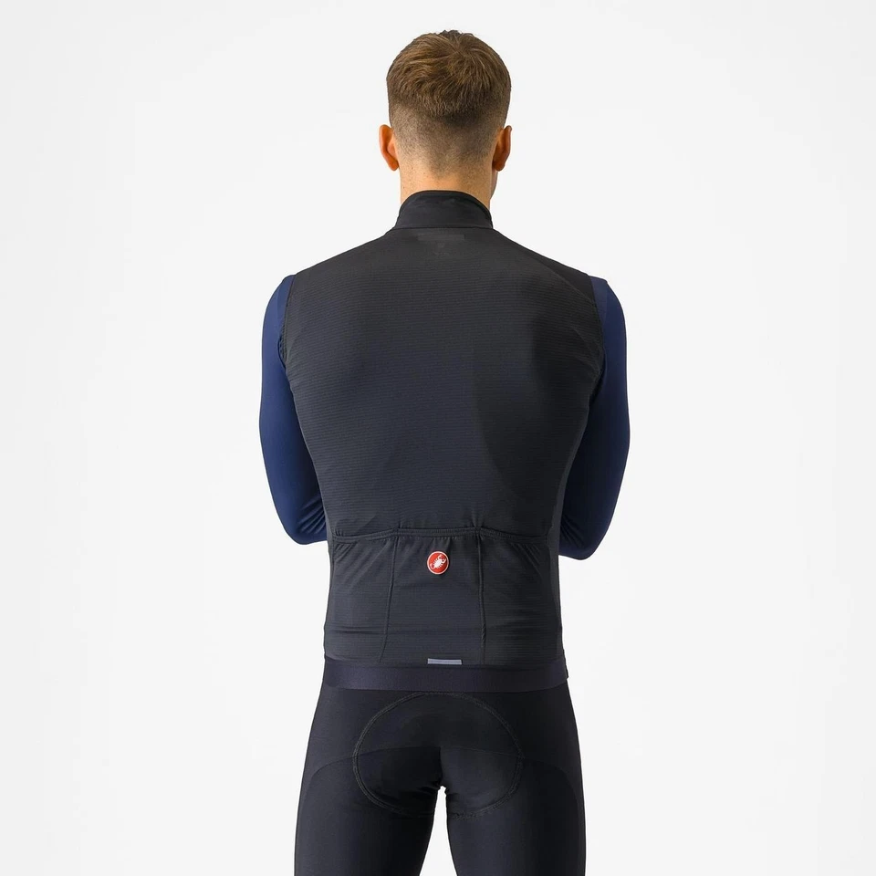 CASTELLI ESPRESSO CYCLING VEST - PACKABLE WIND VEST - 3 POCKETS - LIGHTWEIGHT - Image 2 of 4