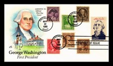 US COVER PRESIDENT GEORGE WASHINGTON AMERIPEX 86 FIRST DAY ISSUE COMBO