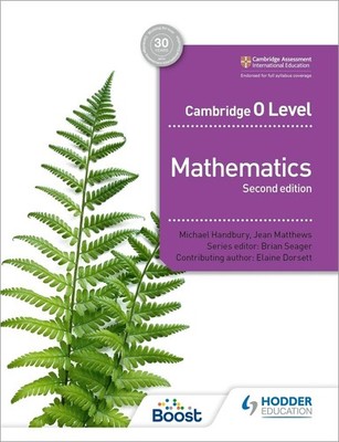 Cambridge O Level Mathematics Second edition by Brian Seager Paperback Book