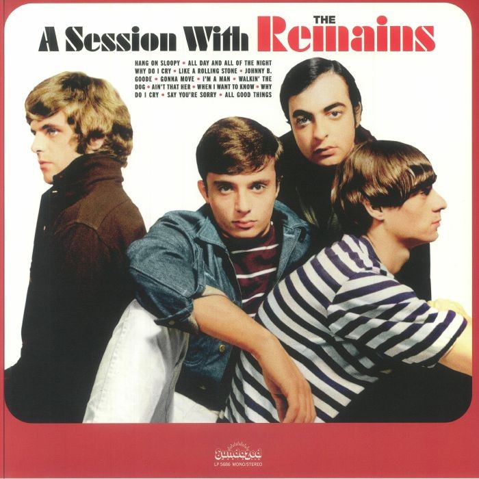 REMAINS, The - A Session With The Remains (reissue) - transparent red vinyl LP