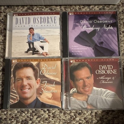 David Osborne Romantic Piano CD Album Lot From This Moment Broadway Nights