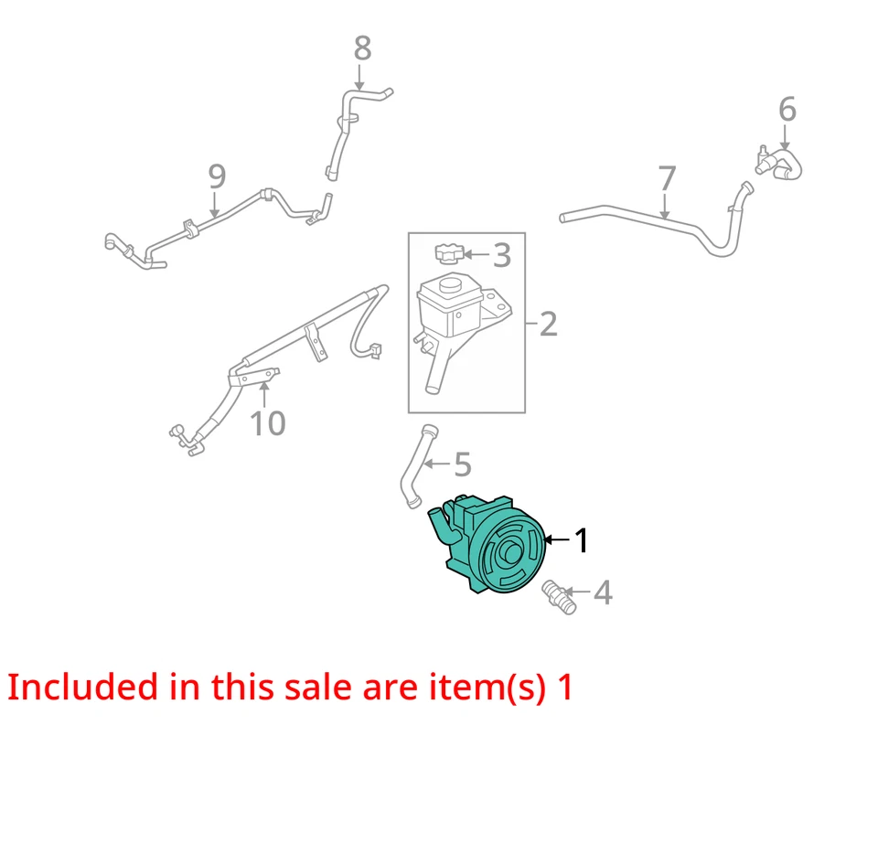 Bomba de columna de dirección asistida Ford Fusion 2006-2009 fabricante original LEHPL Foto 2 de 3