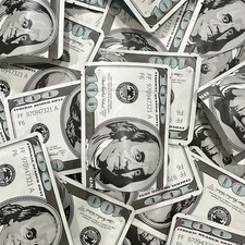 Mylar Bags Smell Proof Hundred Bill Design Matte Stand Up Zip Seal Bag Pouch 1g