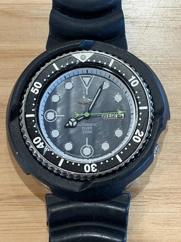 Vintage Seiko automatic divers watch 150m resistant 6309-7290 Stainless steel