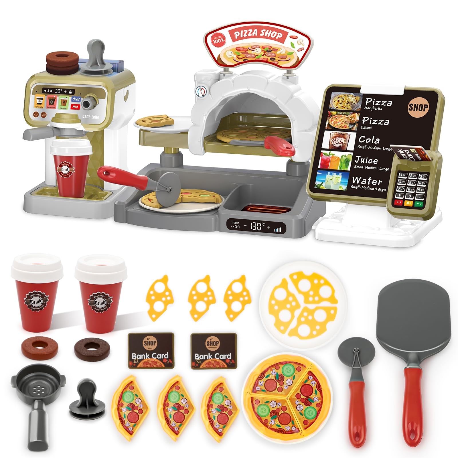 Play Set Pizzas Shop With...