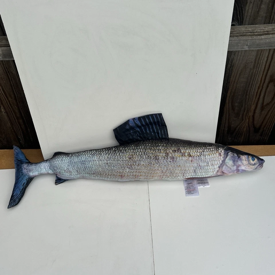 Meradiso stuffed Fish 🐟 Shaped Cushion Decorative Pillows Man Cave. - Image 3 of 4