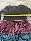 Andy & Evan Girls Crushed Velvet Tiered Dress Size 5 — photo 7