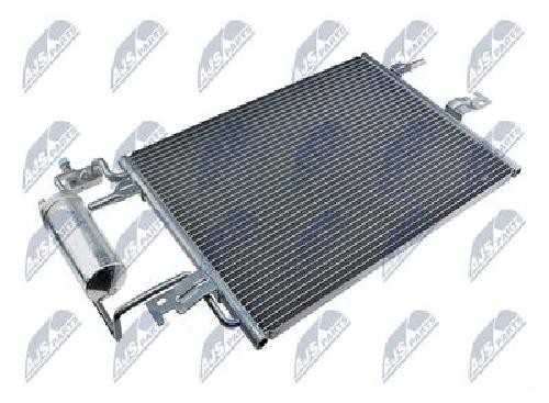 NTY Air Conditioner Condenser CCS-PL-022 For Opel, With Drier, Aluminium