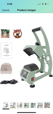 Alldeer Hat Heat Press Machine 3.5X5.5 Inch Cap Heat Press Machine