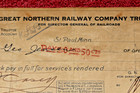 1920's Great Northern Railway Employee Pay Check GN Railroad Wisconsin Minnesota — photo 7