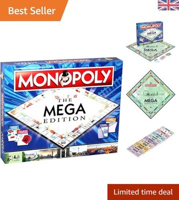 Mega Monopoly erleben: Schnelles Familienspiel mit kultigen Grundstücksflächen