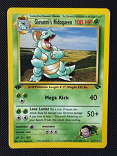 Giovanni's Nidoqueen 23/132 Gym Challenge 1st Ed Rare Eng 100HP on eBay