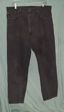 Black Vintage Levis 550 Relaxed Fit Tapered Leg Jeans Mens Size 38 X 30