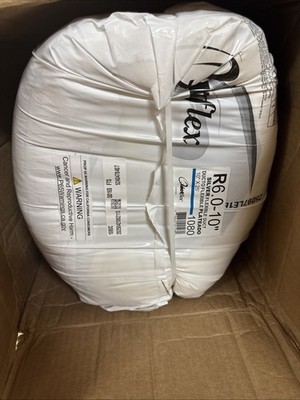 10'' Silver Flex QuietFlex Insulated R6 Flexible Duct 25' Feet R6.0
