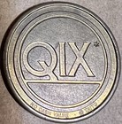 1982 World's Fair QIX Arcade Game Brass Token Coin Video Expo Knoxville — photo 1