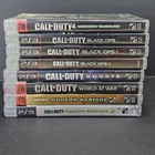 Call of Duty PS3 Lot - 8 Games Black Ops Modern Warfare Ghosts World at War