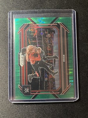 2023 PANINI PRIZM WWE EDGE GREEN PULSAR /25