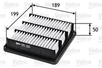 Luftfilter Valeo 585200 FÜR Hyundai KIA