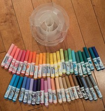 Crayola Telescoping Pip-Squeaks Marker Tower 47 Washable Markers Art Coloring