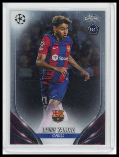 2023-24 Topps Chrome UEFA Club Competitions - Lamine Yamal #64 (RC)