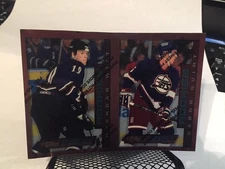 1995-96 Finest Bronze UNCUT PROOF Brendan Witt Deron Quint