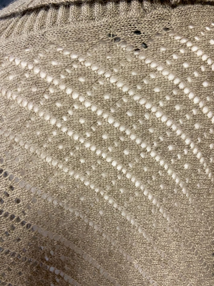 Chiaramenti Pancho Mujer Mediano Mezcla Lana Merino Gran Tamaño Informal Trabajo Italia Foto 4 de 4