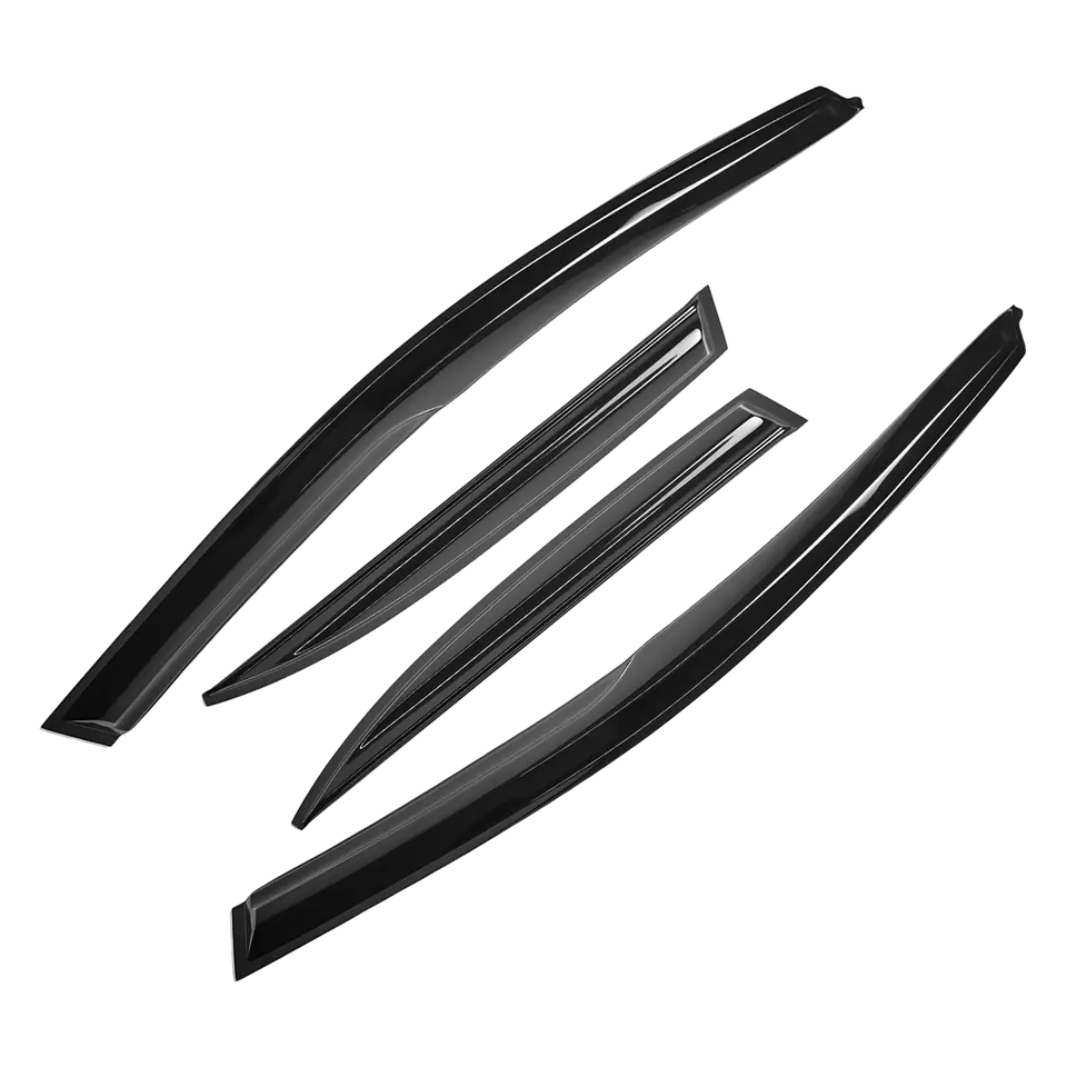 Viseras de ventana originales Acura TSX 2009-2014 CU2 sedán JDM onduladas estilo Mugen EE. UU. Foto 3 de 4