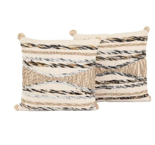 Striped 100% Cotton Bohemian Home Décor Pillows