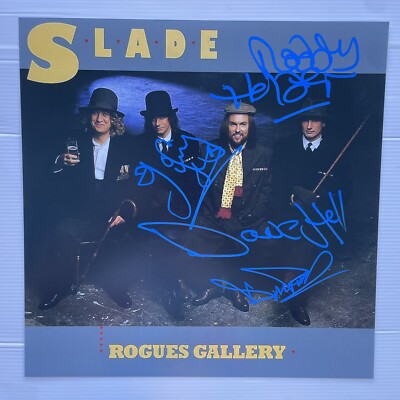 SIGNED SLADE NODDY HOLDER JIM LEA HILL POWELL ROGUES GALLERY 12x12 PHOTO RARE