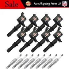 8Pack Ignition Coil & Spark Plug For 2006 2007 2008 Ford Explorer 4.6L V8 DG511