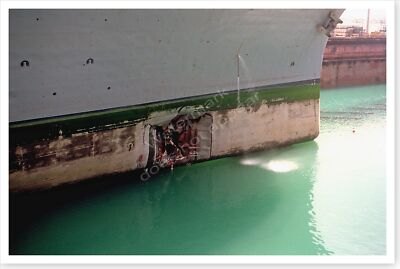 operation-desert-storm-mine-damage-on-the-uss-tripoli-8-x-12-photo-ebay