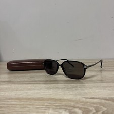 Hart Schaffner Marx Aviator Eyeglasses Frames Men s 150 Woven Onyx Metal Frame