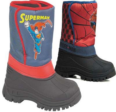 spiderman snow boots