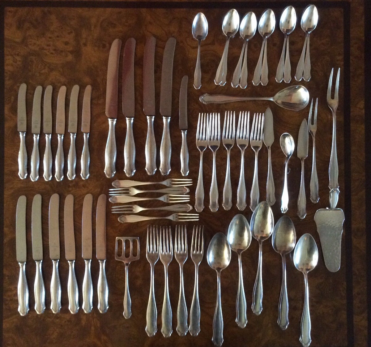 55 Piece WMF Silverplate Flatware | eBay