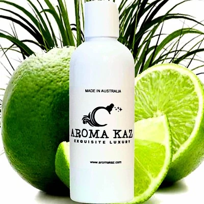 AROMA KAZ Lemongrass & Limes Massage Oil Vegan Cruelty-Free Plant-Based Moisturiser