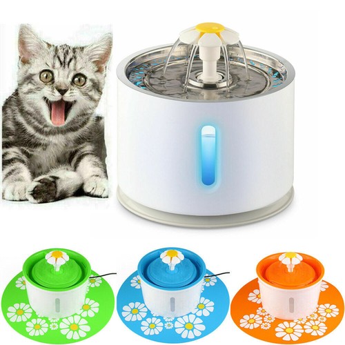 cat water fountain mat