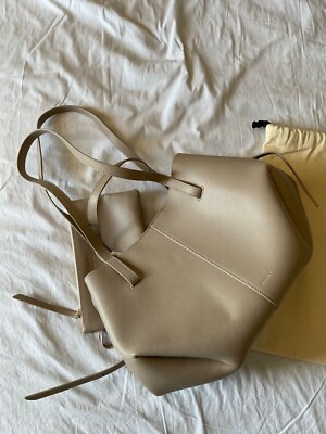 POLÈNE Cyme Mini ベージュ ショルダーバッグ Polène | Bag - Cyme Mini - Textured Sand – Polène EU