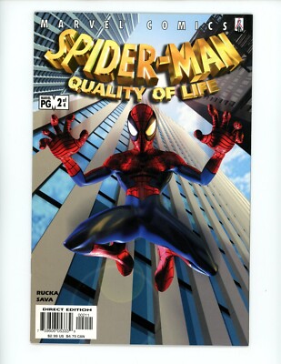 Spider-Man Quality of Life #2 2002 NM- Marvel Comic Scott Sava Lizard Comics