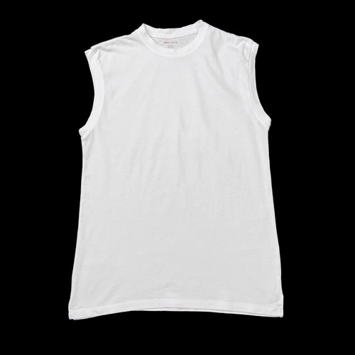 Basic White Cotton Sleeveless 